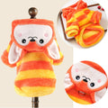 Funny Halloween Costume for Small Dog Fleece Warm Cosplay Pet Corgi French Bulldog Puppy Medium Clothing Coat Jacket Accessory