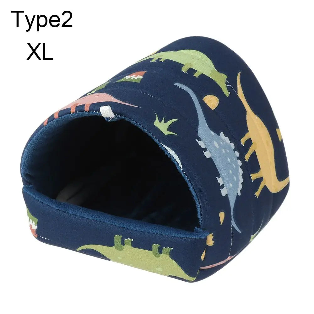 Comfortable Hamster House Small Animal Sleeping Bed Soft Guinea Pig Nest Warm Mat Mini Cage for Rabbit Squirrel Mat