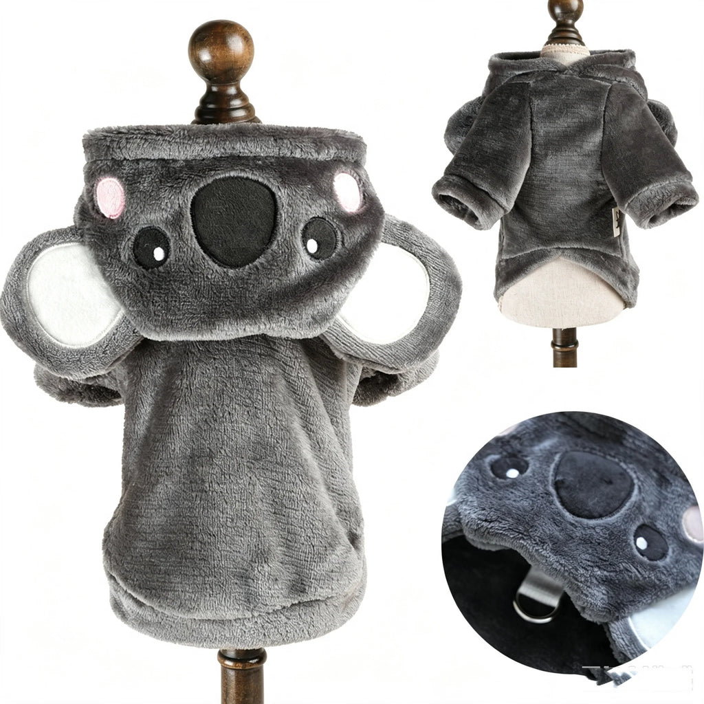 Funny Halloween Costume for Small Dog Fleece Warm Cosplay Pet Corgi French Bulldog Puppy Medium Clothing Coat Jacket Accessory
