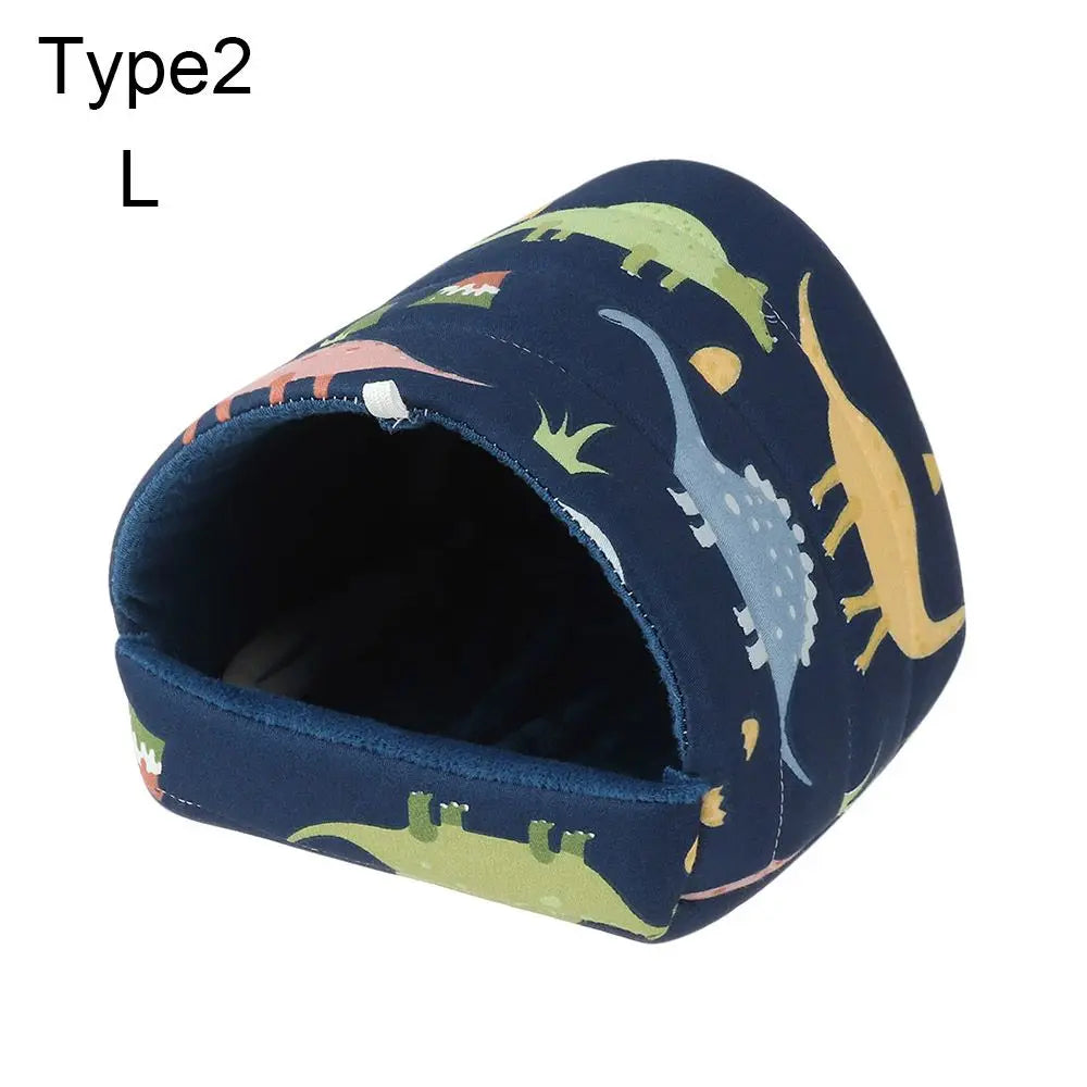 Comfortable Hamster House Small Animal Sleeping Bed Soft Guinea Pig Nest Warm Mat Mini Cage for Rabbit Squirrel Mat
